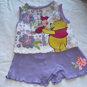 Disney Purple and Yellow Kids Matching Set